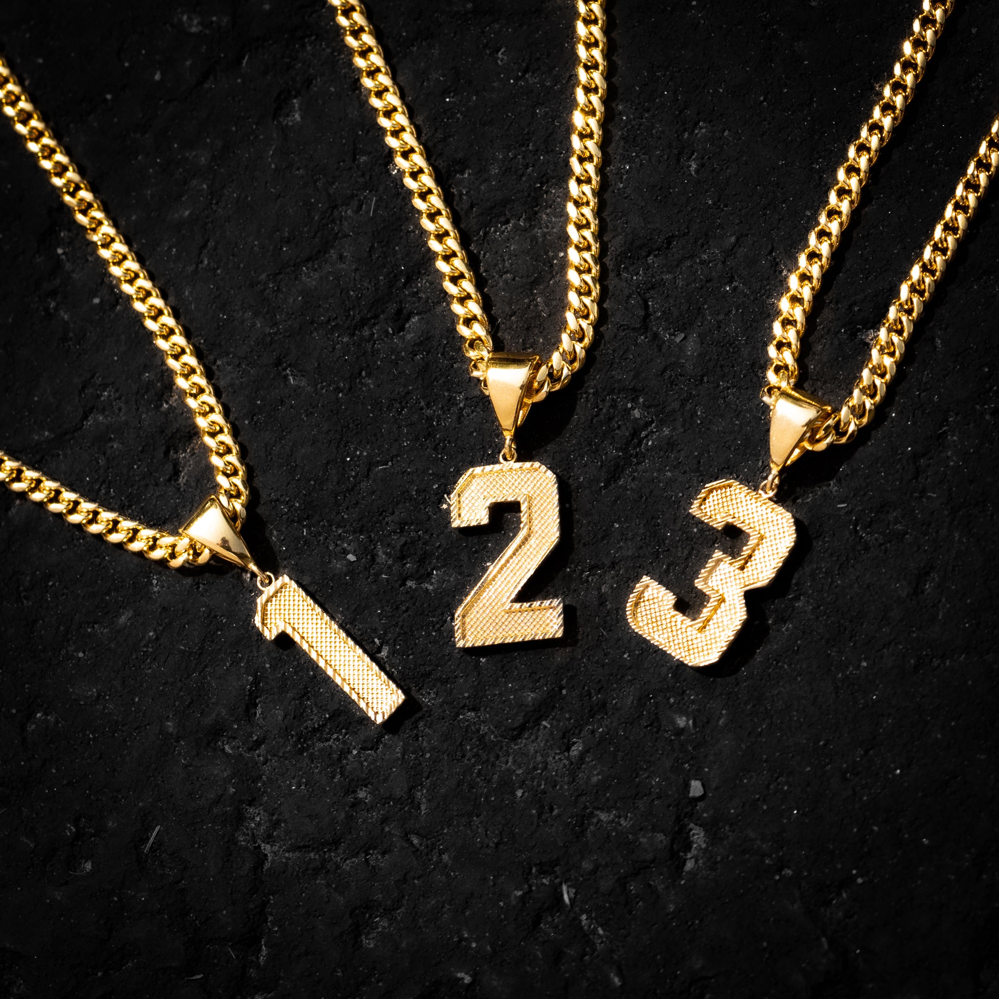 13 Chain Number Pendant Necklace – SpicyIce
