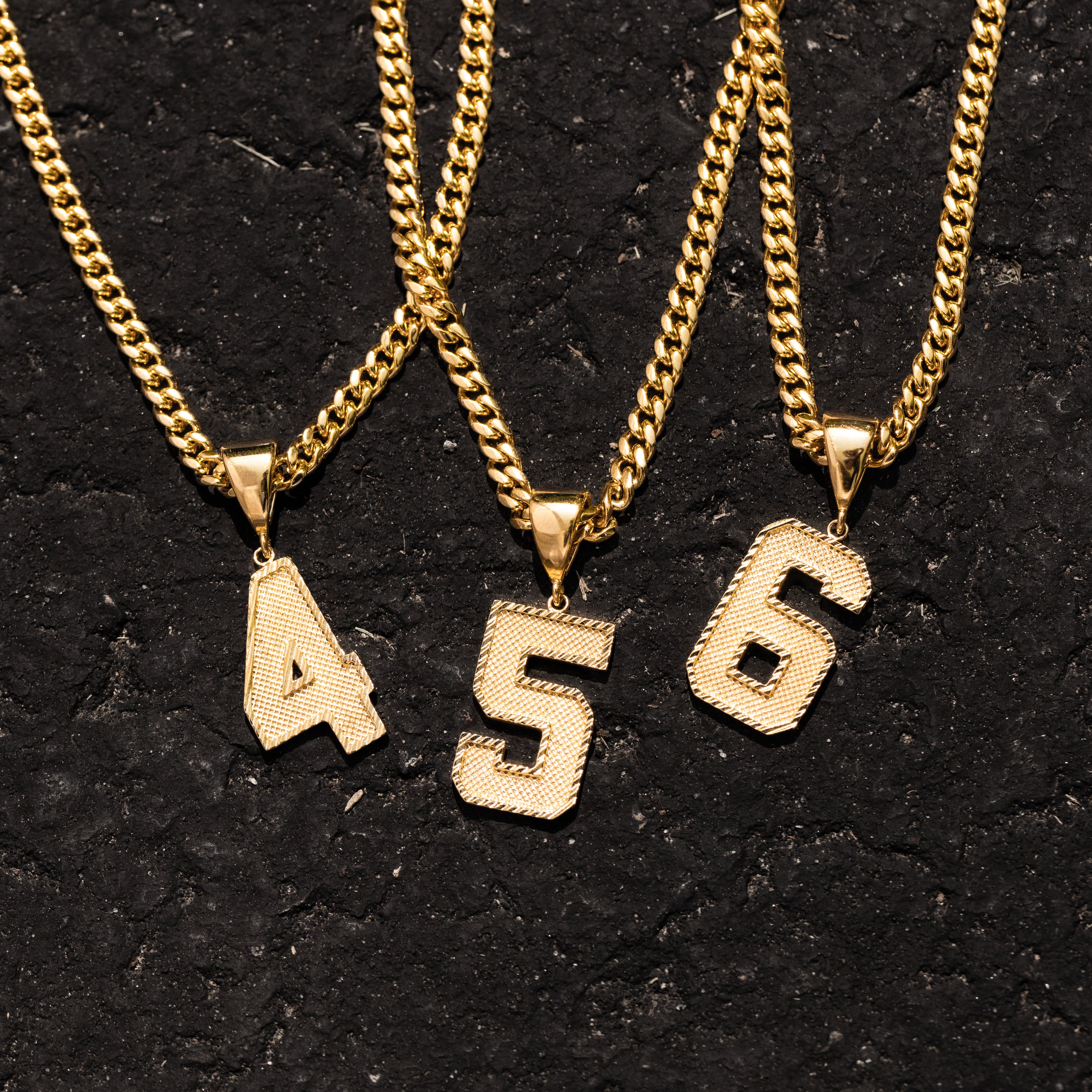 13 Chain Number Pendant Necklace – SpicyIce