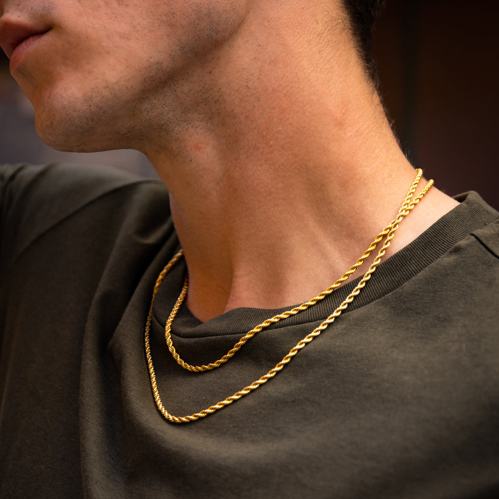 6mm Gold Rope Chain 30 - SpicyIce