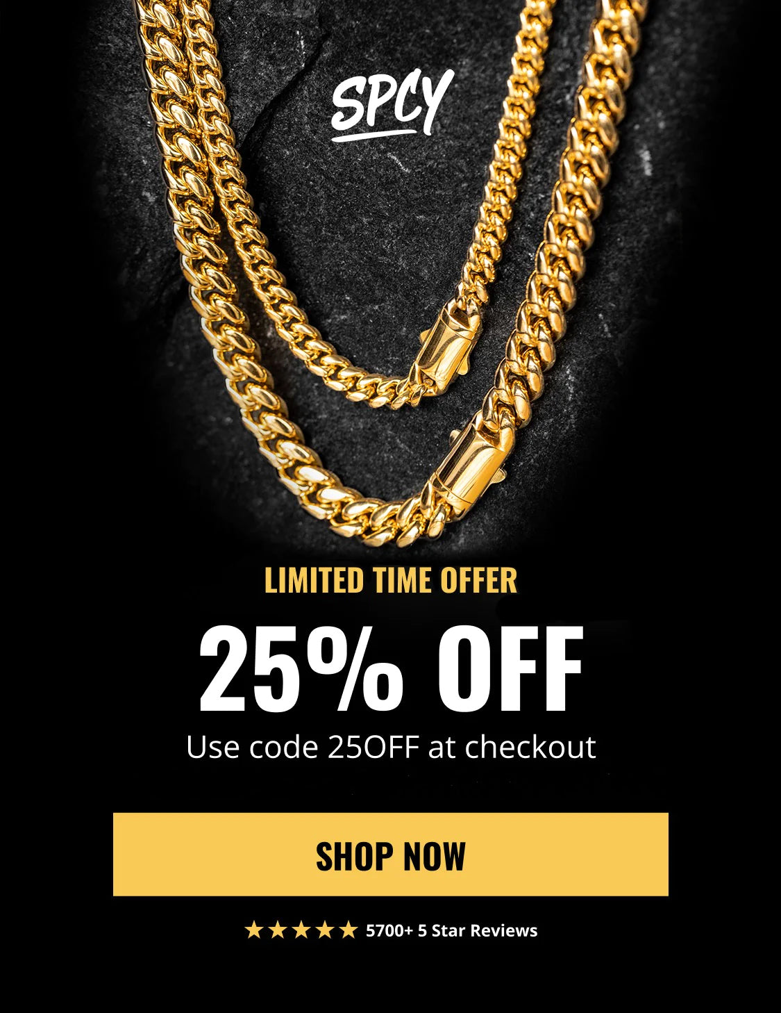 SPCY Premium Chains, Pendants, Bracelets & Rings From SpicyIce