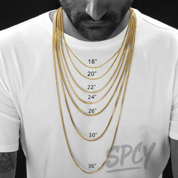 12mm GOLD Miami Cuban Chain – SpicyIce