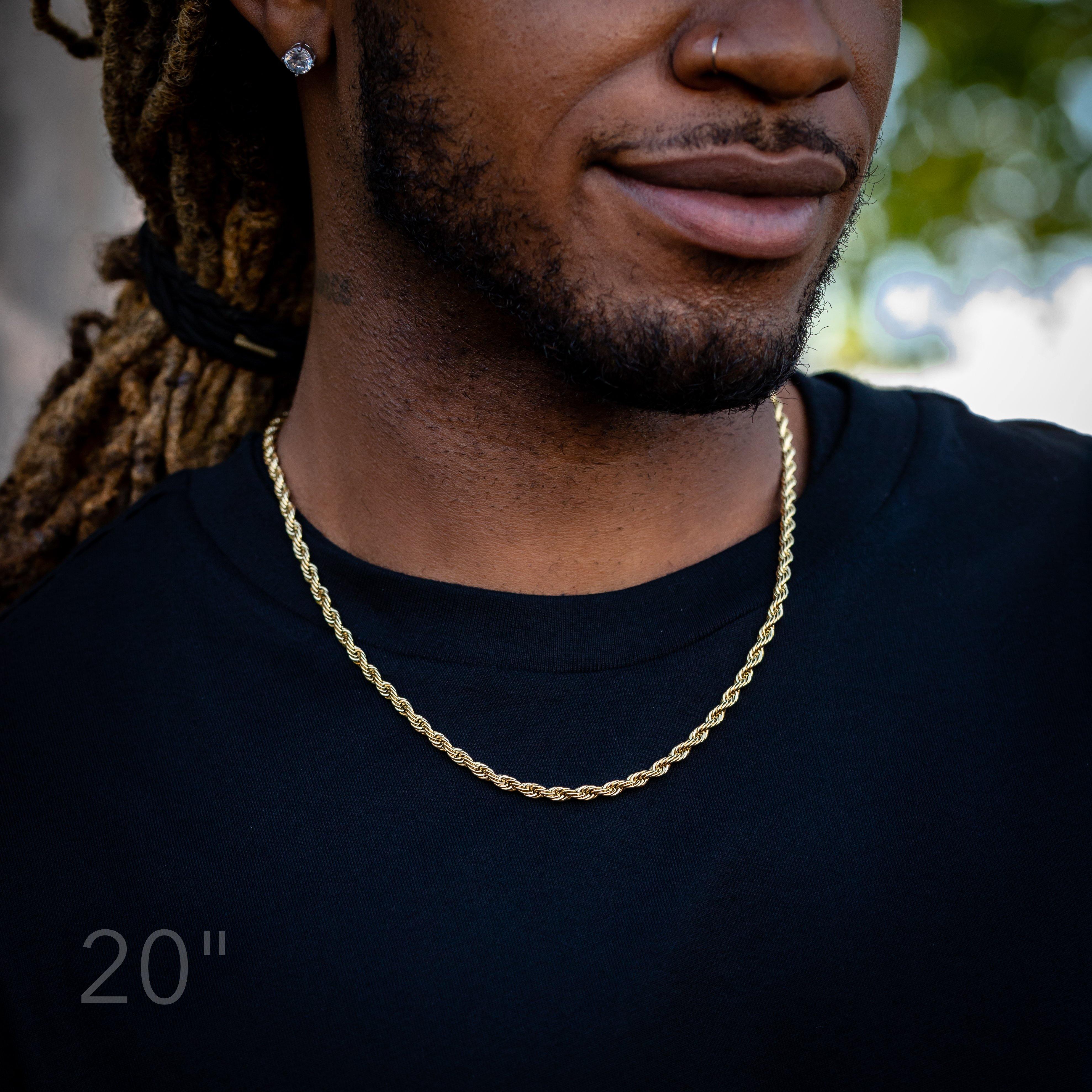 4mm GOLD Rope Chain – SpicyIce - Main Image