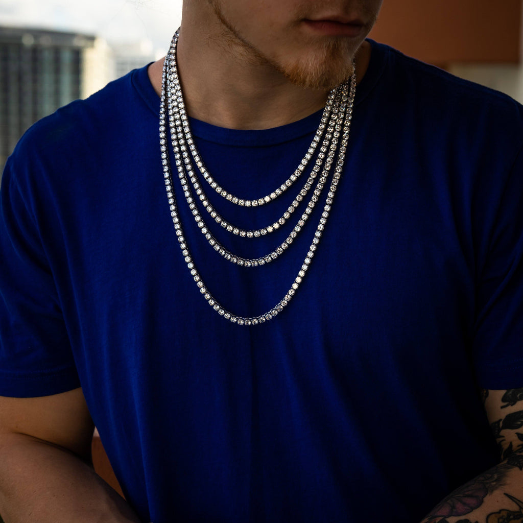 Chains - 5mm Tennis Chain In White Gold