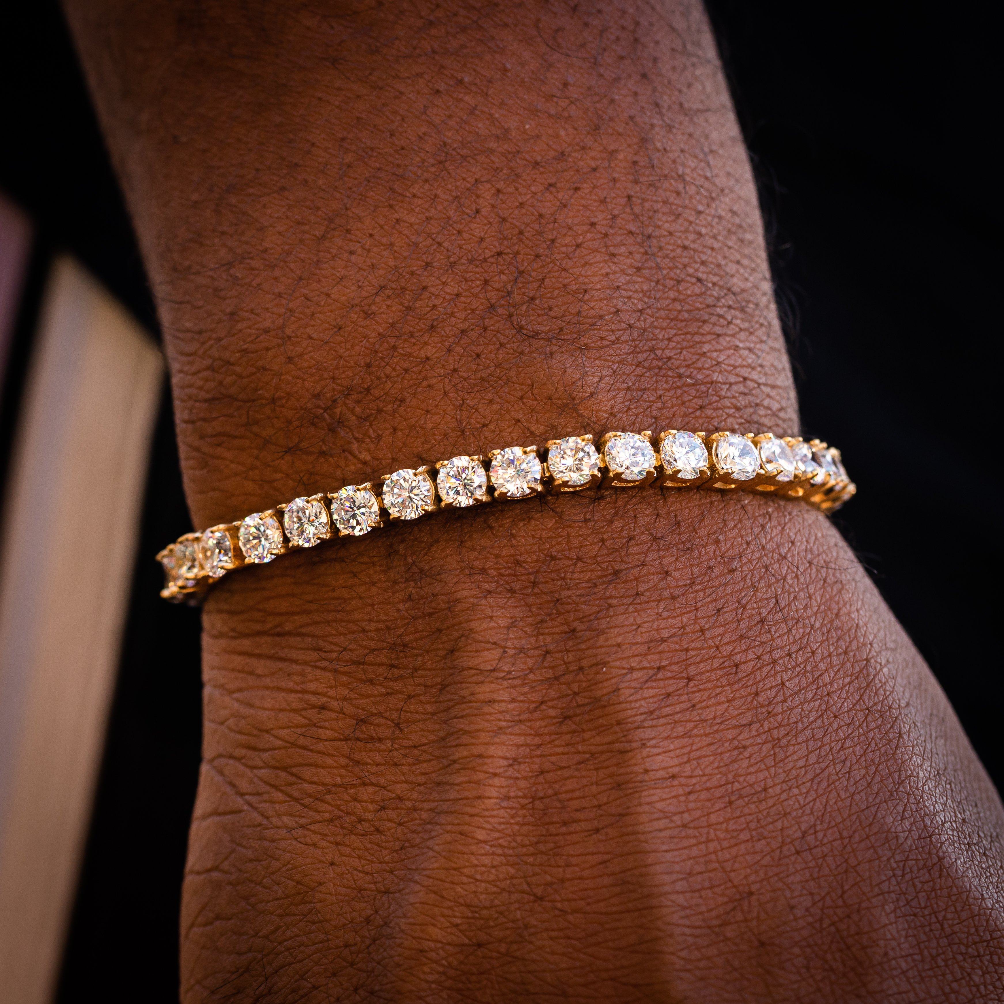 Diamond Tennis Bracelet in Gold (4mm)