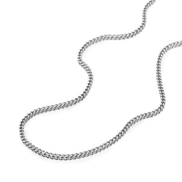 white gold box chain