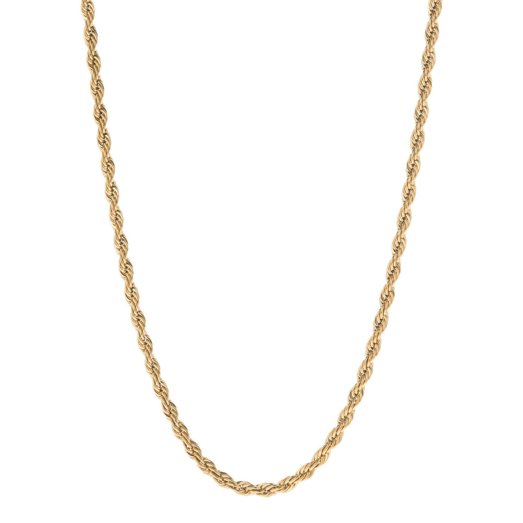 3mm Gold Rope Dookie Chain , Chains, SpicyIce - 1