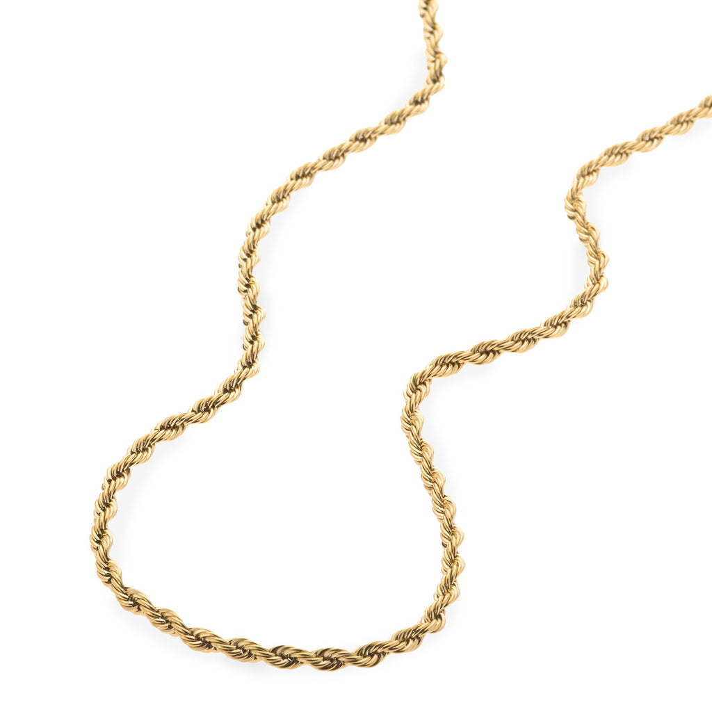 3mm Gold Rope Dookie Chain , Chains, SpicyIce - 2