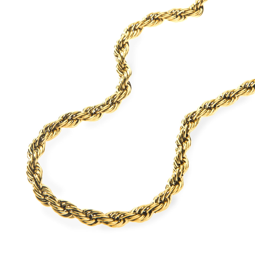 6mm Gold Rope Dookie Chain , Chains, SpicyIce - 2