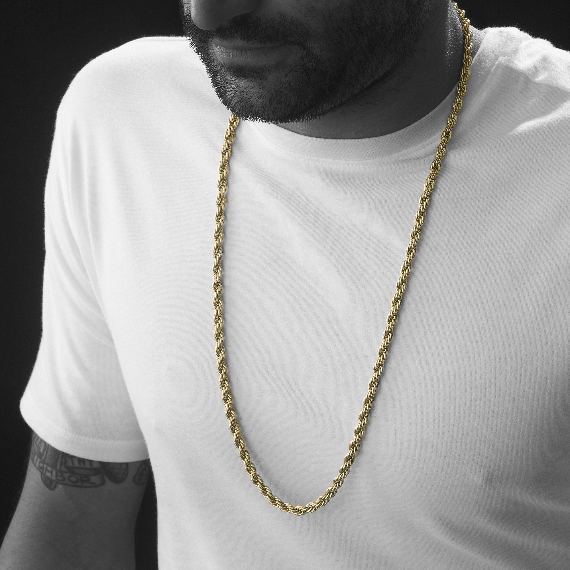 6mm Gold Rope Chain